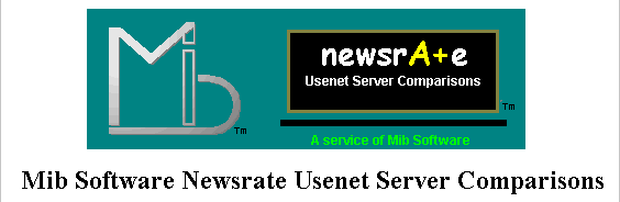 Mib Software Newsrate Usenet Server Comparisons